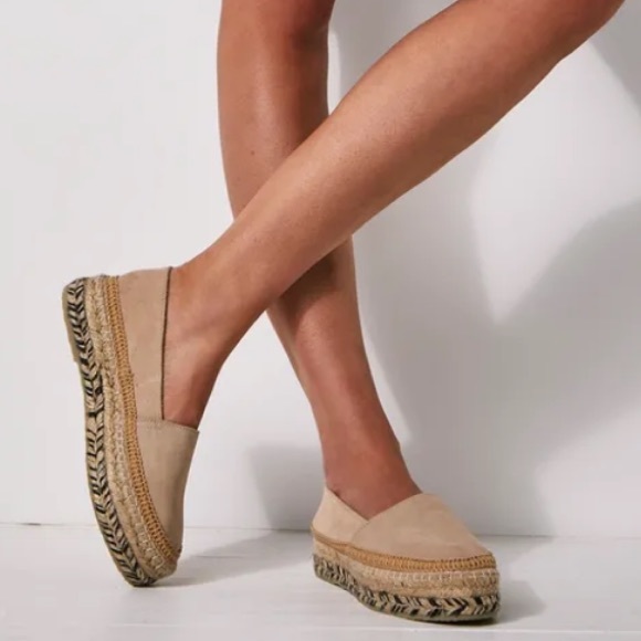 Free People Shoes - Free People Eden Double Stacked Espadrilles NWOB